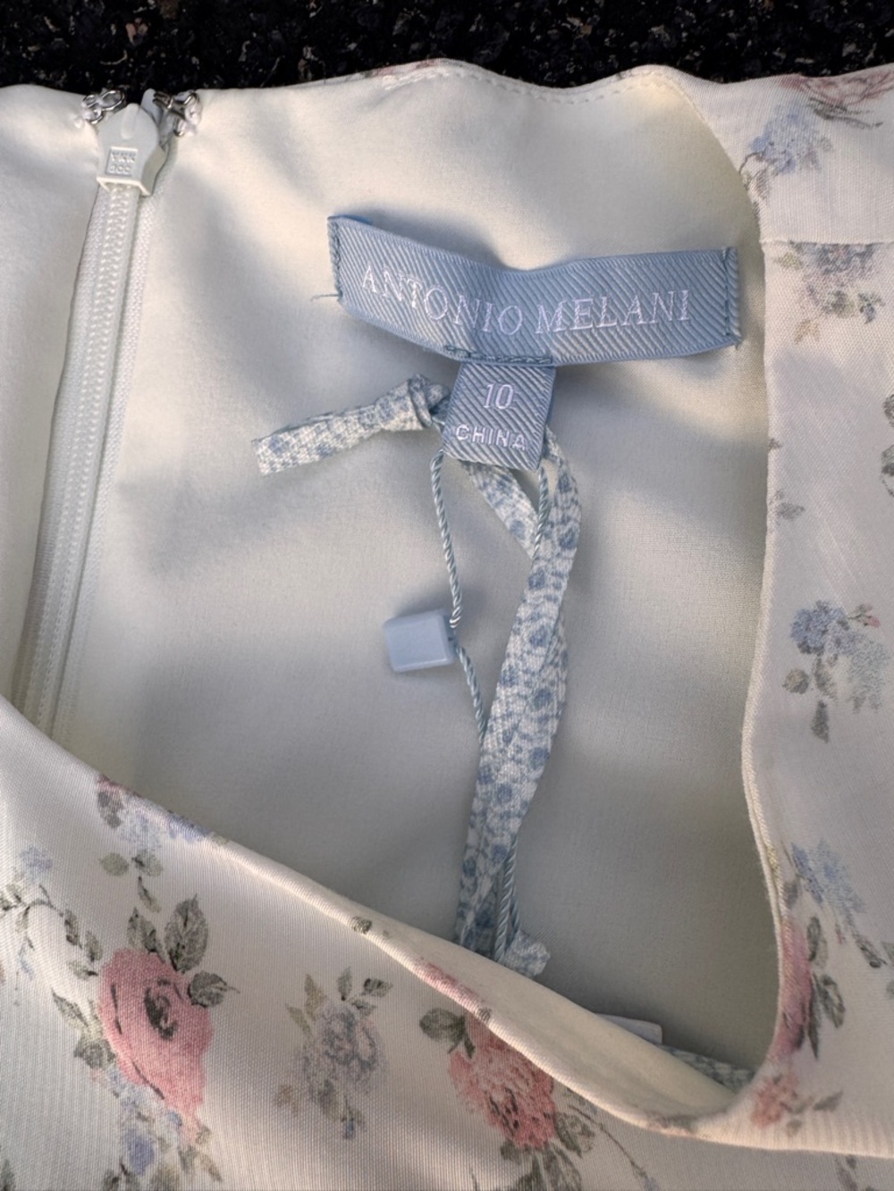Antonio Melanie // NWT bornonfifth collab white floral print maxi dress 10 wk1 - Picture 6 of 10
